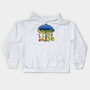 Sangrias In The Rain Kids Hoodie